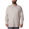image:imageColumbia Mens Rapid Rivers Ii Long Sleeve ShirtAncient Fossil Multi Gingham Orange
