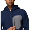 image:imageColumbia Mens Tall Heights III Hooded SoftshellCollegiate NavyCity Grey