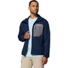 image:imageColumbia Mens Tall Heights III Hooded SoftshellCollegiate NavyCity Grey