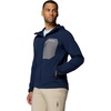 image:imageColumbia Mens Tall Heights III Hooded SoftshellCollegiate NavyCity Grey