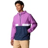 image:imageColumbia Spire Valley Hooded WindbreakerRazzleCollegiate NavyWhite