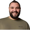 image:imageColumbia Tech Trail Utility Short Sleeve CrewStone Green