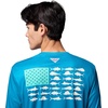 image:imageColumbia Terminal Tackle PFG Fish Flag Long SleeveBlue EchoLemon Wash Offshore Slam