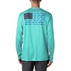 image:imageColumbia Terminal Tackle PFG Fish Flag Long SleeveBright AquaDark Pool