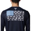 image:imageColumbia Terminal Tackle PFG Fish Flag Long SleeveCollegiate NavyAgate Blue Mid Atlantic