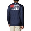 image:imageColumbia Terminal Tackle PFG Fish Flag Long SleeveCollegiate NavyWhite Alaska Fish