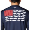 image:imageColumbia Terminal Tackle PFG Fish Flag Long SleeveCollegiate NavyWhite Alaska Fish