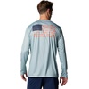 image:imageColumbia Terminal Tackle PFG Fish Flag Long SleeveCrushed BlueFaded Peach Trout  Flies