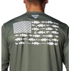 image:imageColumbia Terminal Tackle PFG Fish Flag Long SleeveCypressCool Grey Bass Lures