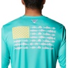 image:imageColumbia Terminal Tackle PFG Fish Flag Long SleeveElectric TurquoiseSun Glow