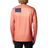 image:imageColumbia Terminal Tackle PFG Fish Flag Long SleeveFaded PeachBright Nectar