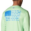 image:imageColumbia Terminal Tackle PFG Fish Flag Long SleeveLime GlowVivid Blue