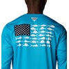image:imageColumbia Terminal Tackle PFG Fish Flag Long SleeveOcean BlueCollegiate Navy Offshore Slam