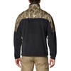 image:imageColumbia mens Phg Fleece Overlay II 14 ZipBlackMossy Oak Bottomland