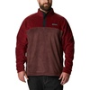 image:imageColumbia mens Steens Mountain Half Snap IIRed LodgeRed JasperBlack