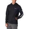 image:imageColumbia mens Trek HoodieBlackCsc Sleeve Logo