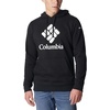 image:imageColumbia mens Trek HoodieBlackCsc Stacked Logo