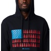 image:imageColumbia mens Trek HoodieBlackTreestriped Flag