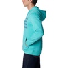 image:imageColumbia mens Trek HoodieBright Aqua HeatherTreestriped Flag