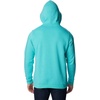 image:imageColumbia mens Trek HoodieBright Aqua HeatherTreestriped Flag