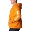 image:imageColumbia mens Trek HoodieBright Orange  Csc Sleeve Logo