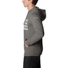 image:imageColumbia mens Trek HoodieCharcoal Heather  Treeline Flag Graphic