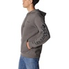 image:imageColumbia mens Trek HoodieCharcoal HeatherCsc Sleeve Logo