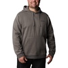 image:imageColumbia mens Trek HoodieCharcoal HeatherCsc Sleeve Logo