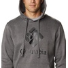 image:imageColumbia mens Trek HoodieCharcoal HeatherCsc Stacked Logo