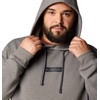 image:imageColumbia mens Trek HoodieCharcoal HeatherPuff Box Gem Logo