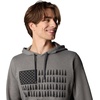 image:imageColumbia mens Trek HoodieCharcoal HeatherTreestriped Flag