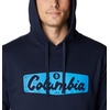 image:imageColumbia mens Trek HoodieCollegiate NavyHex Script