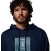 image:imageColumbia mens Trek HoodieCollegiate NavyLinework C Badge