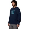 image:imageColumbia mens Trek HoodieCollegiate NavyLinework C Badge