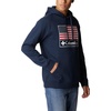 image:imageColumbia mens Trek HoodieCollegiate NavyUs Flag Stamp