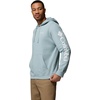 image:imageColumbia mens Trek HoodieCrushed BlueCsc Sleeve Logo