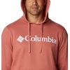 image:imageColumbia mens Trek HoodieDark CoralCsc Stacked Logo