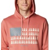 image:imageColumbia mens Trek HoodieDark CoralTreestriped Flag