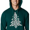 image:imageColumbia mens Trek HoodieDark Ivy Fish Tree Graphic