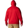image:imageColumbia mens Trek HoodieMountain RedCsc Sleeve Logo