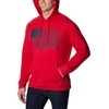 image:imageColumbia mens Trek HoodieMountain RedTreestriped Flag
