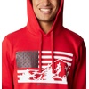 image:imageColumbia mens Trek HoodieMountain RedUs Hood Flag