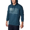 image:imageColumbia mens Trek HoodieNight Wave  Treeline Flag Graphic