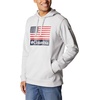 image:imageColumbia mens Trek HoodieNimbus GreyUs Flag Stamp