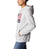 image:imageColumbia mens Trek HoodieNimbus GreyUs Flag Stamp