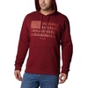 image:imageColumbia mens Trek HoodieRed Jasper  Treeline Flag Graphic