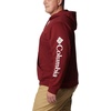 image:imageColumbia mens Trek HoodieRed JasperCsc Sleeve Logo