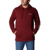 image:imageColumbia mens Trek HoodieRed JasperCsc Sleeve Logo