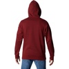 image:imageColumbia mens Trek HoodieRed JasperCsc Sleeve Logo