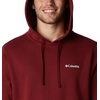 image:imageColumbia mens Trek HoodieRed JasperCsc Sleeve Logo